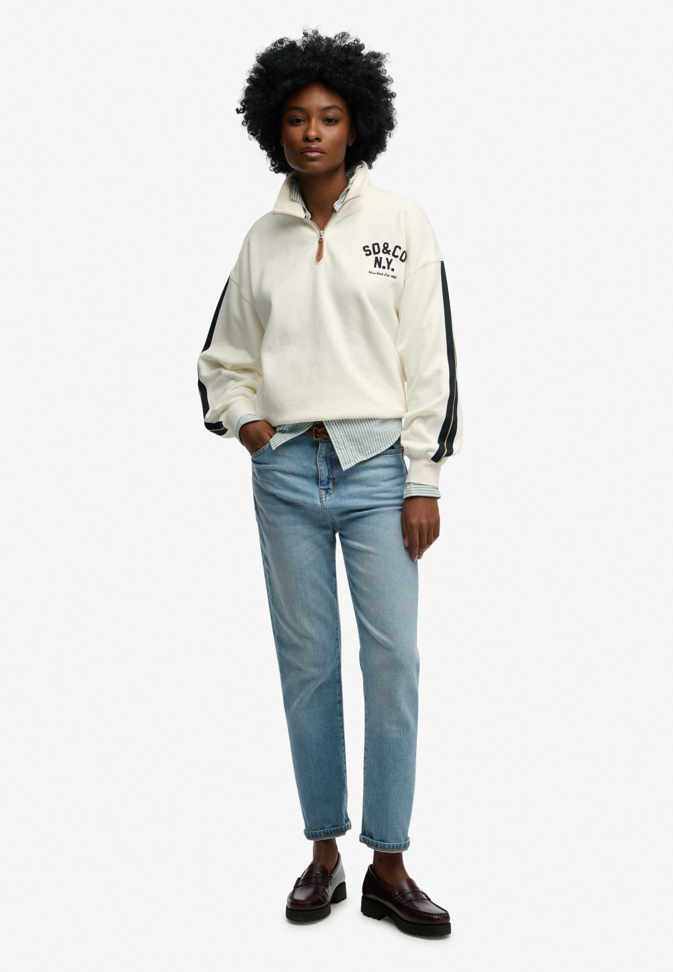 Country Club Applique Half Zip