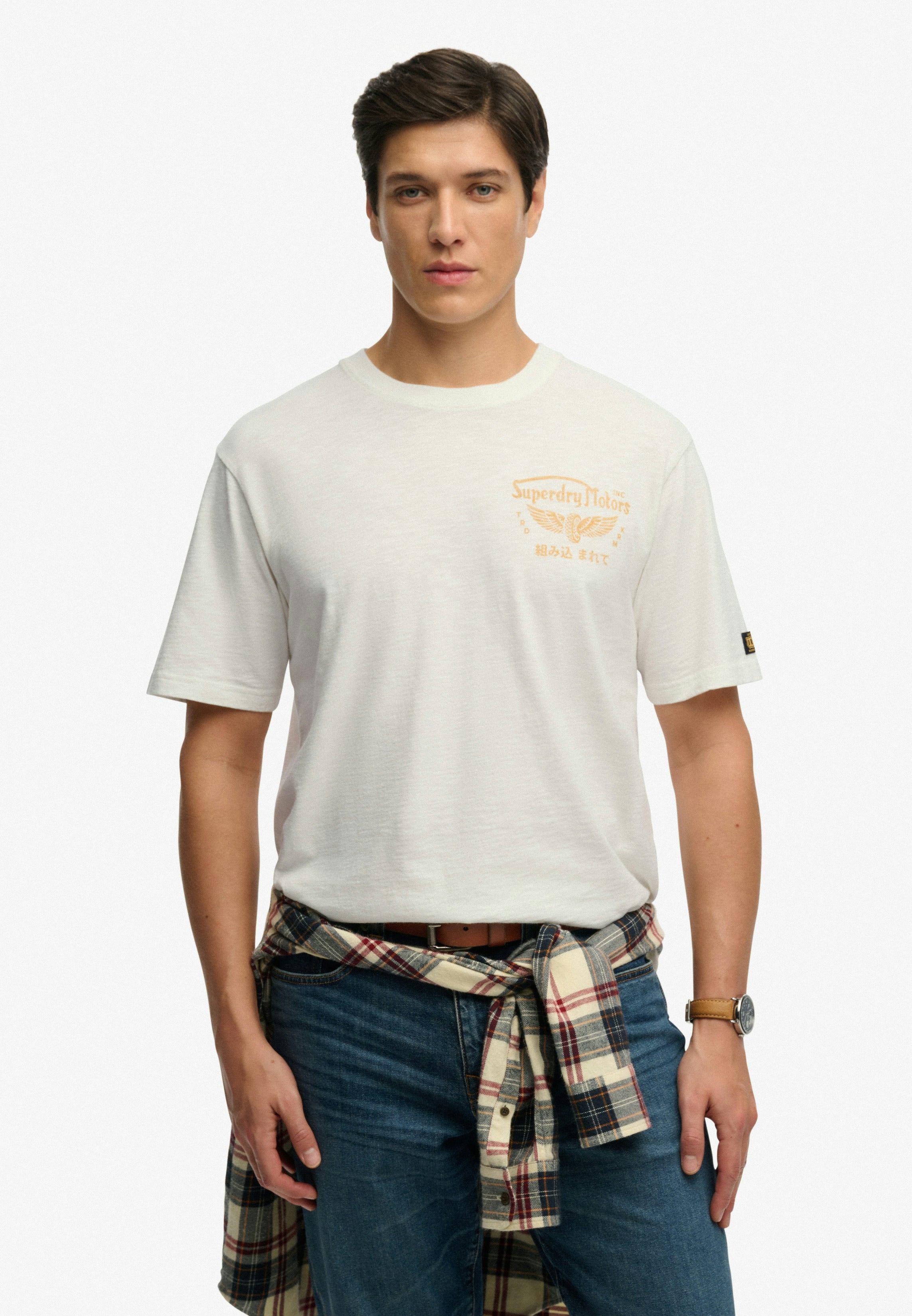 Heritage Biker Loose Tee — Rainy Day Grey