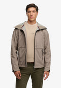 Hooded Softshell Trekker Jkt — Fort Taupe