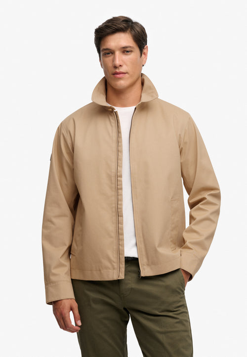 Collared Harrington — Shaker Beige