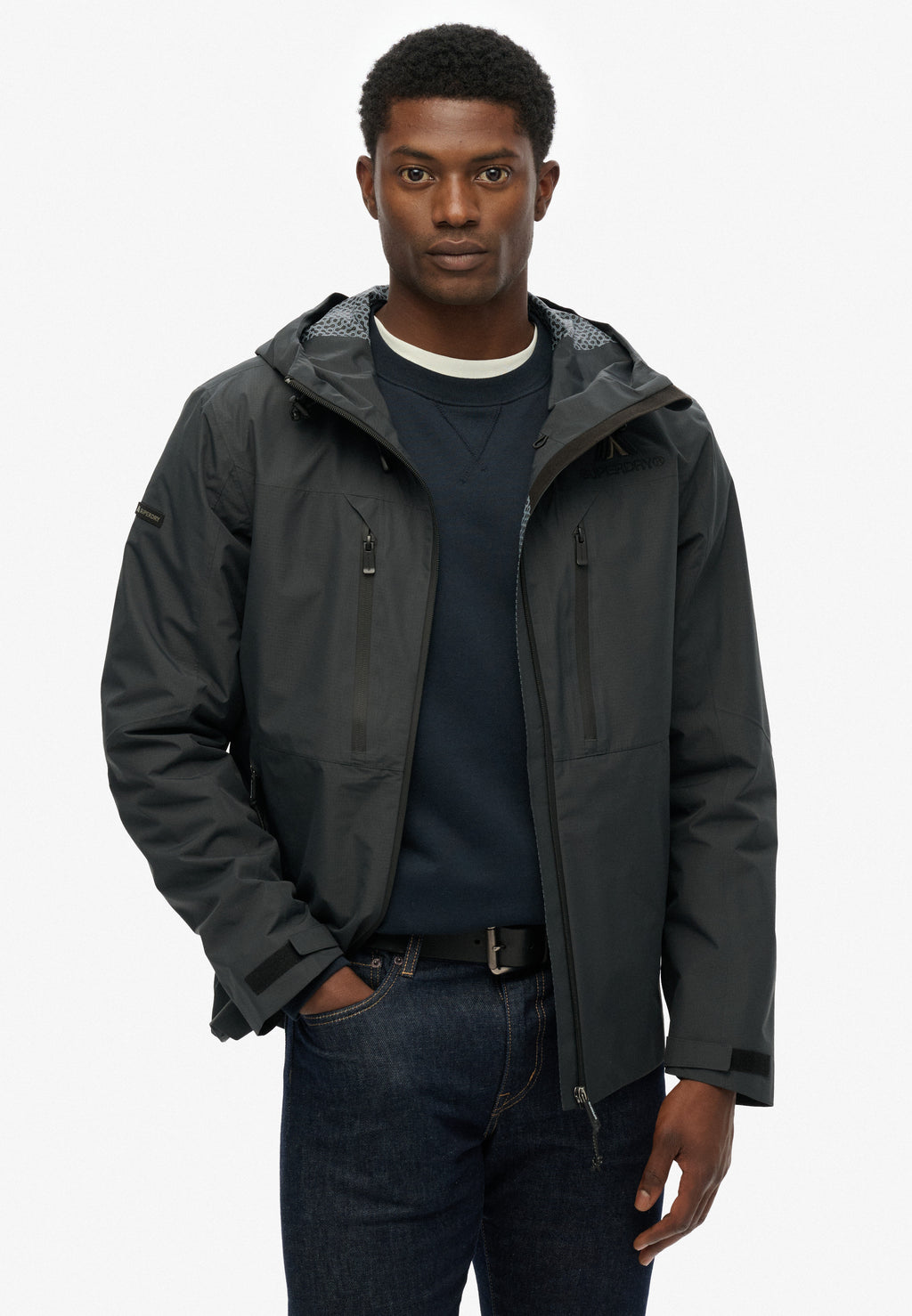 Waterproof Jacket — Blue Graphite