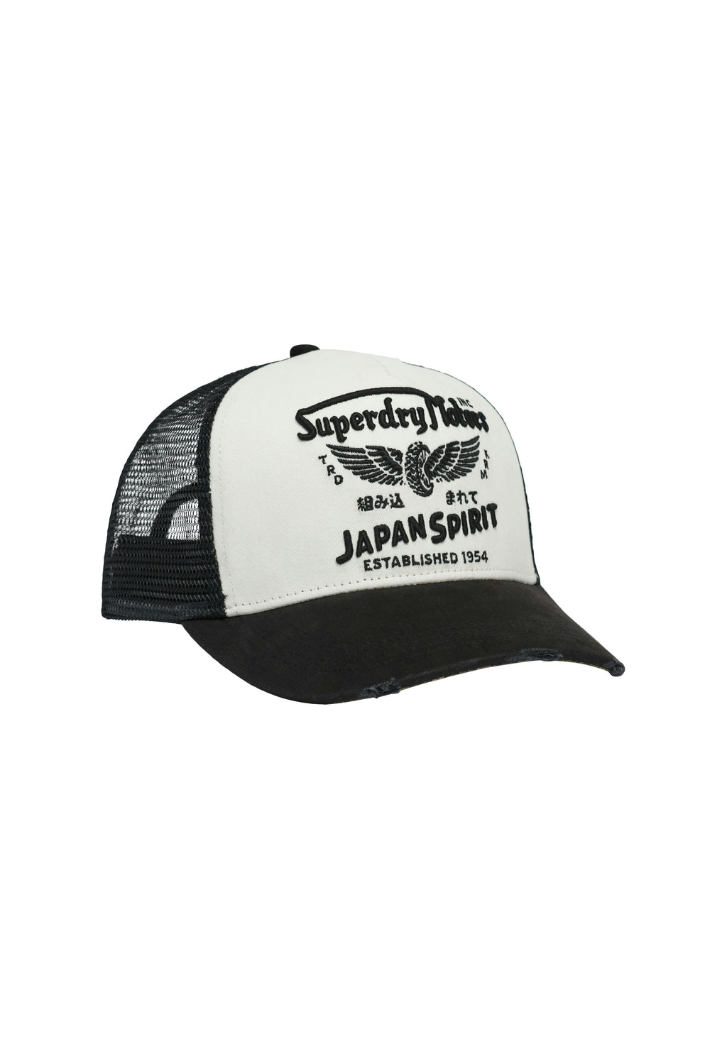 Mesh Trucker Cap — Black Black