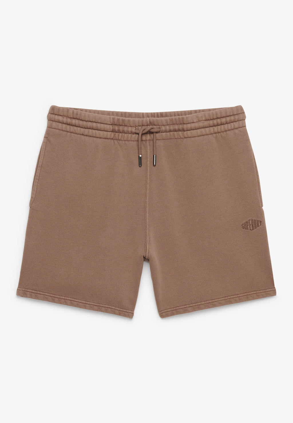 Micro Logo Short — Shitake Brown