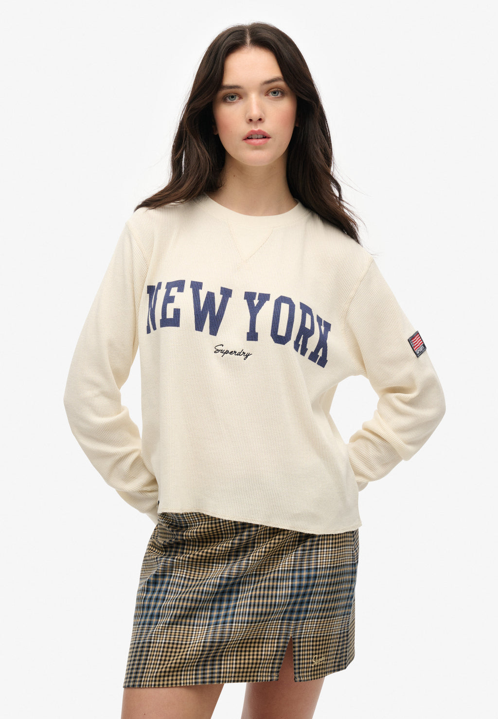 Ath Essential Graphic Ls Top — Desert Bone