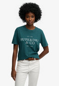 Luxe Casual Rlxd Tee — Dark Pine Green