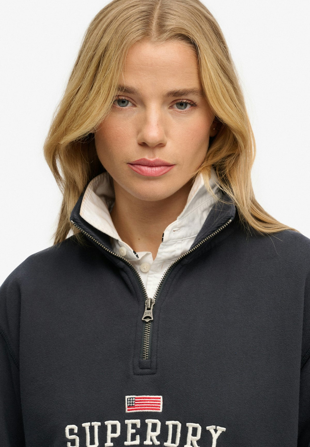 Athletic Essentials Graphic Half Zip — Optic