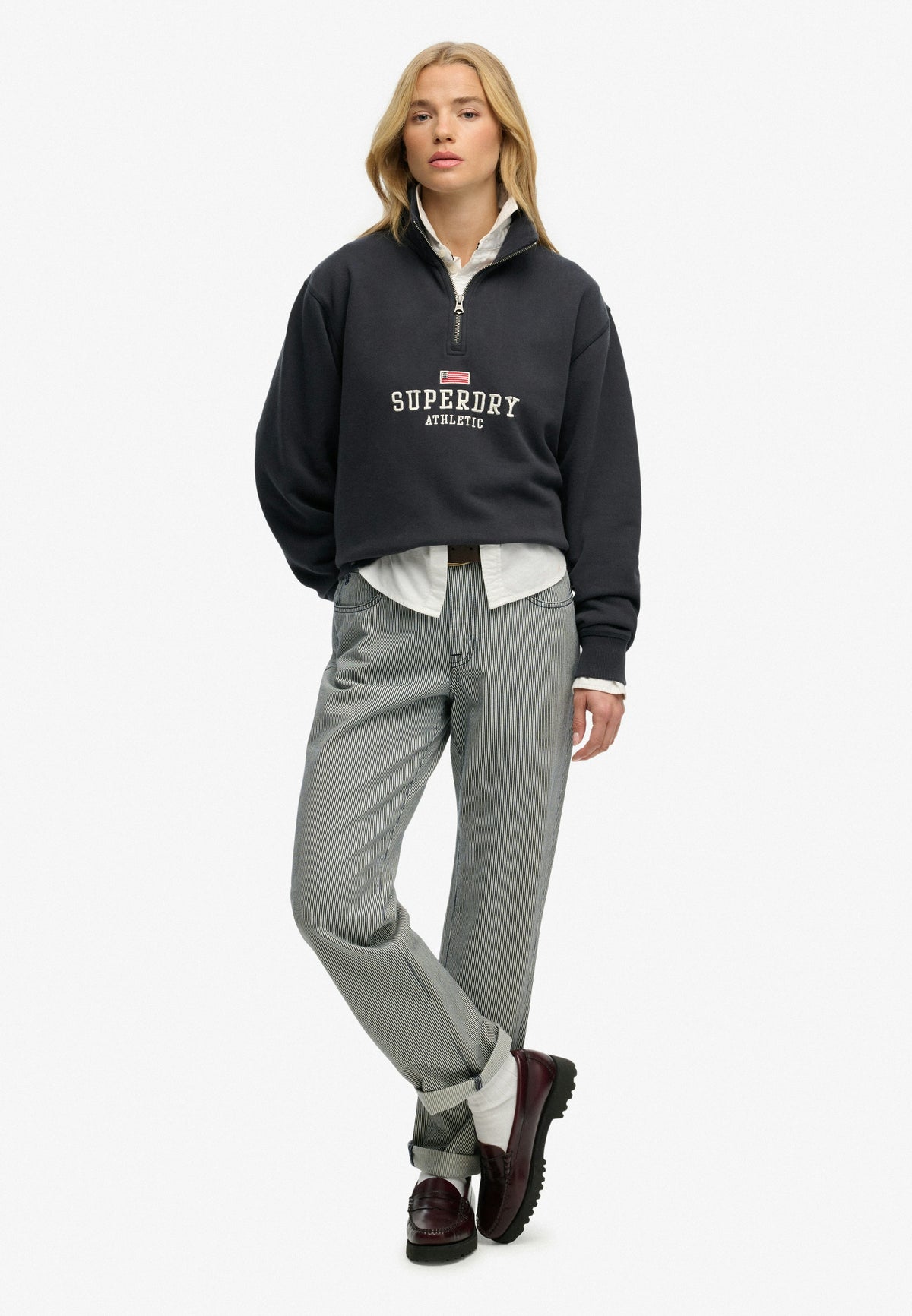 Athletic Essentials Graphic Half Zip — Optic