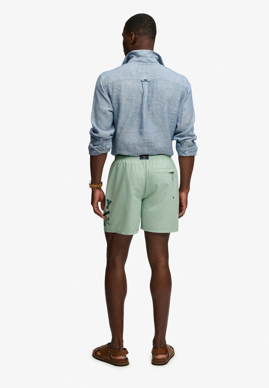 Printed Logo 16 Swim Short