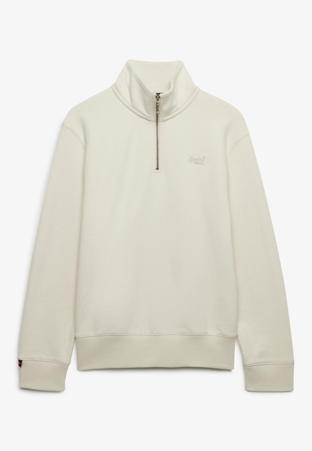 Essential Logo Half Zip — Birch