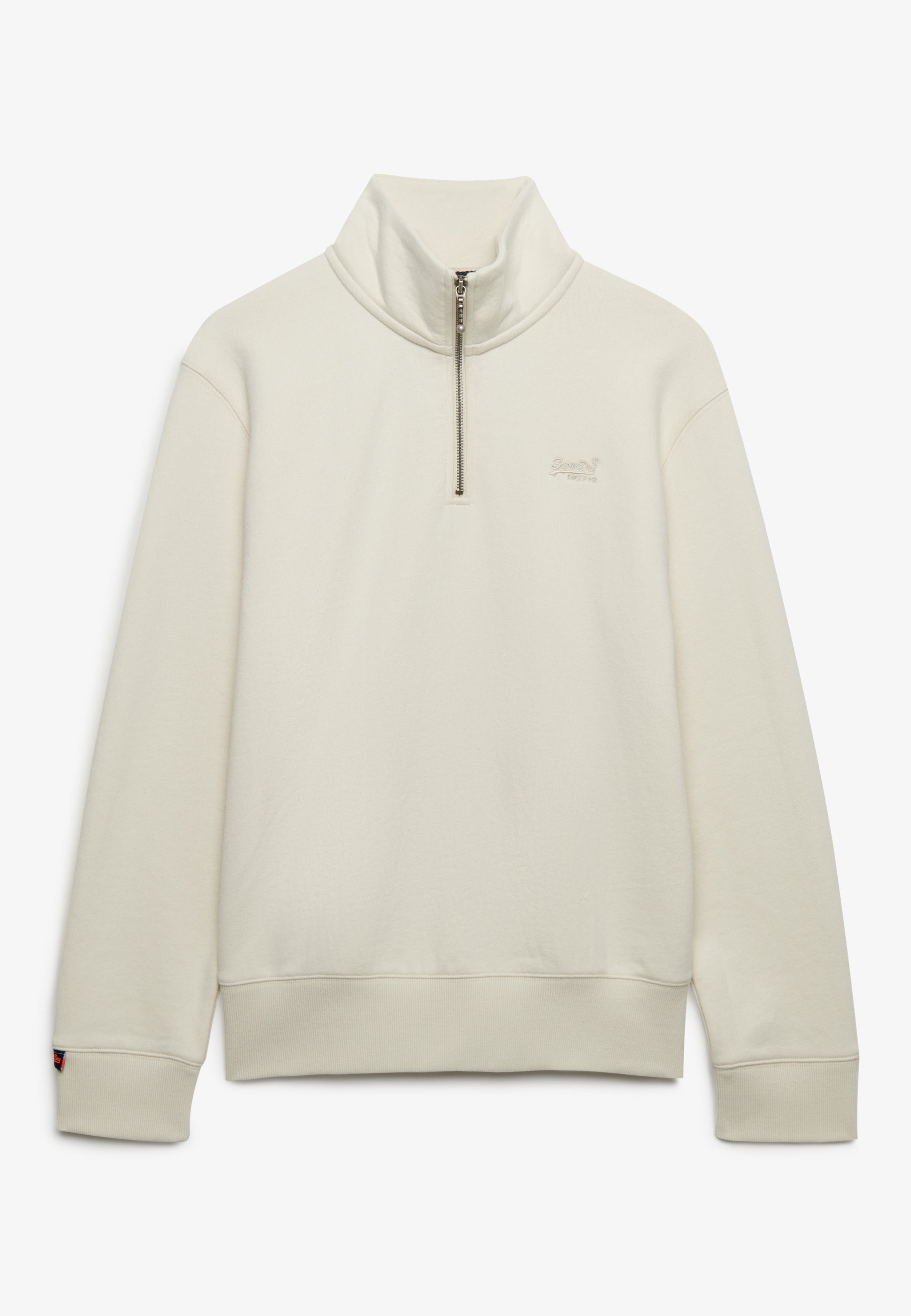 Essential Logo Half Zip — Birch