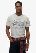Vl Heritage Relaxed Tee — College Grey Marl