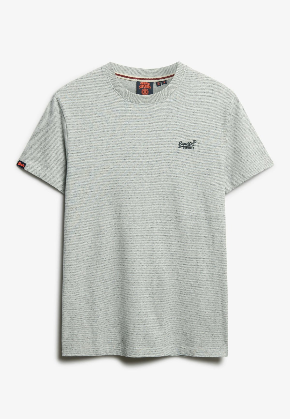 Essential Logo Emb Tee — Grey