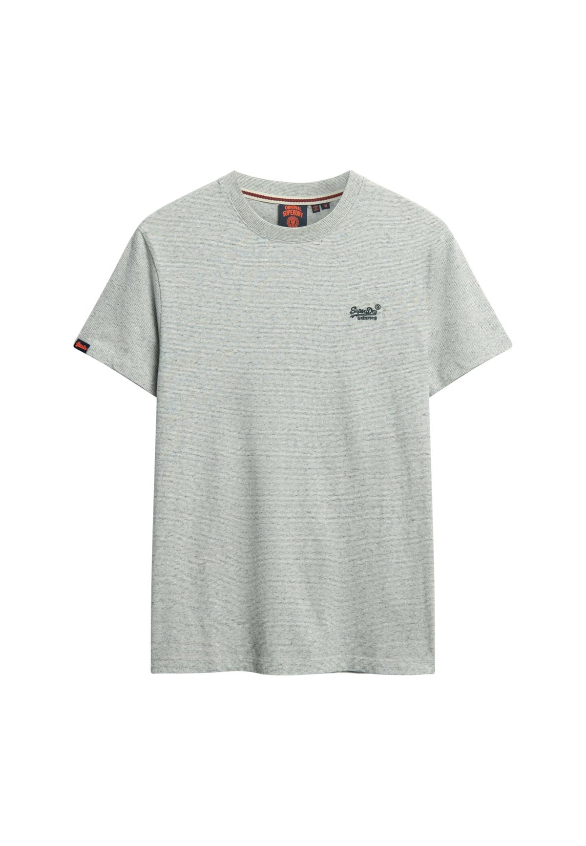 Essential Logo Emb Tee — Grey