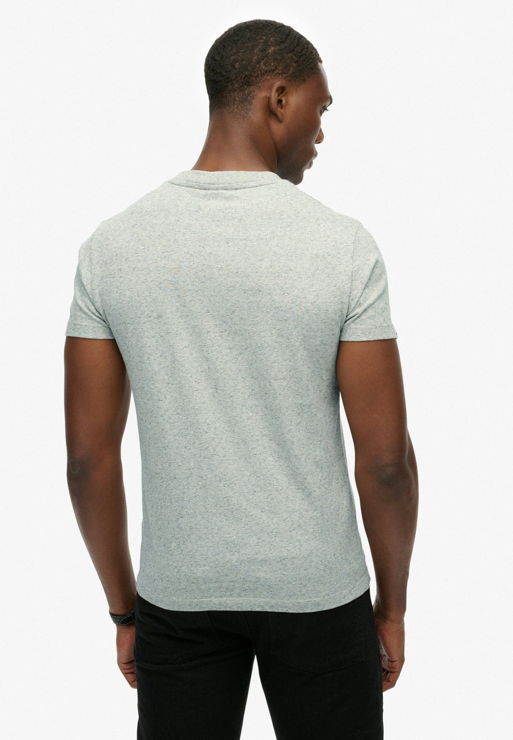 Essential Logo Emb Tee — Grey
