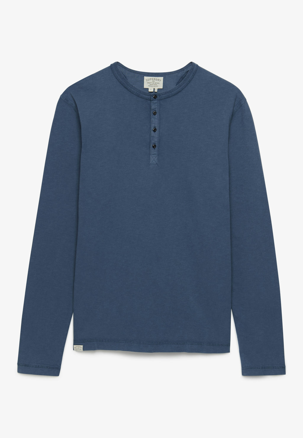 Slub Ls Jersey Grandad Top