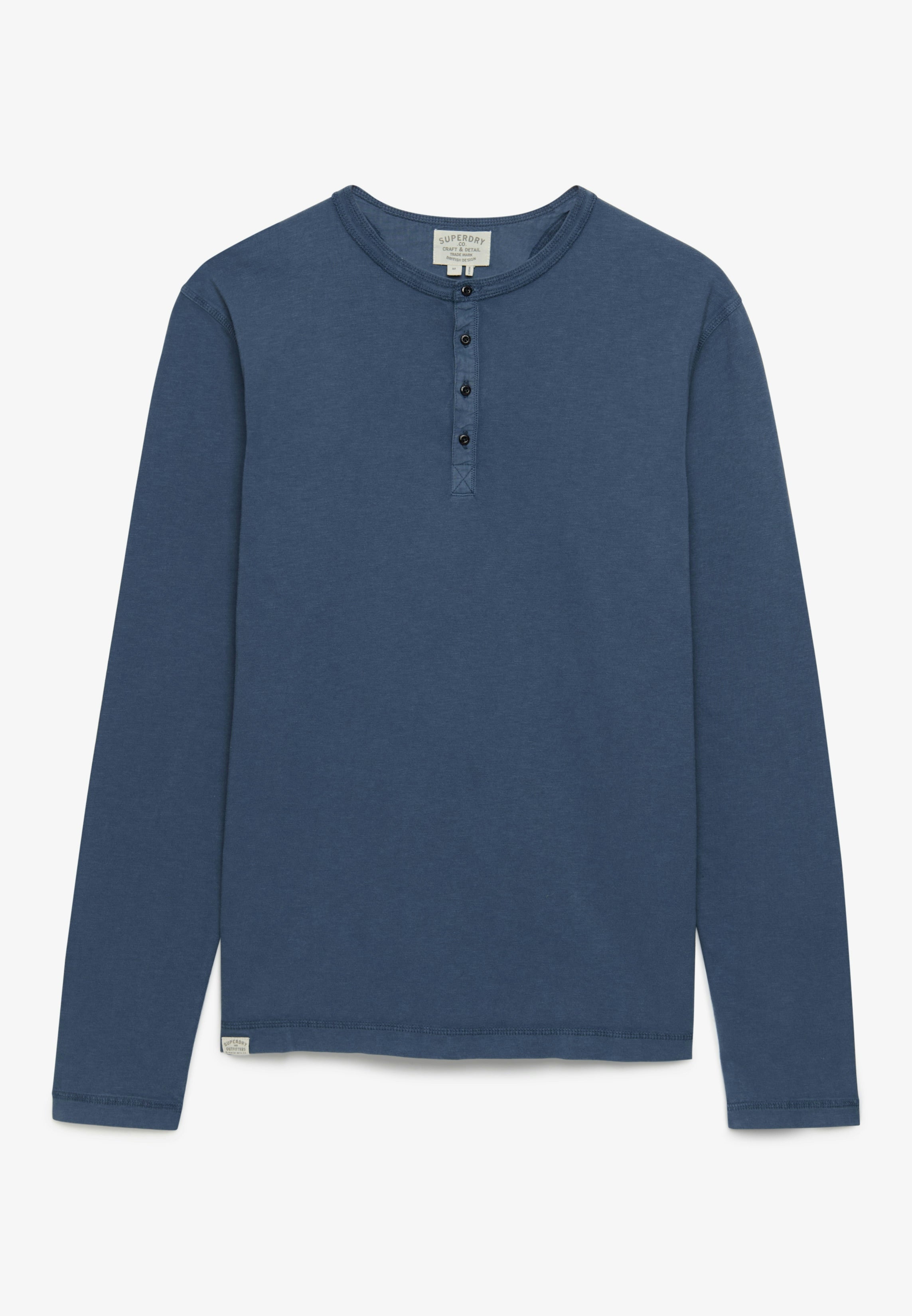 Slub Ls Jersey Grandad Top
