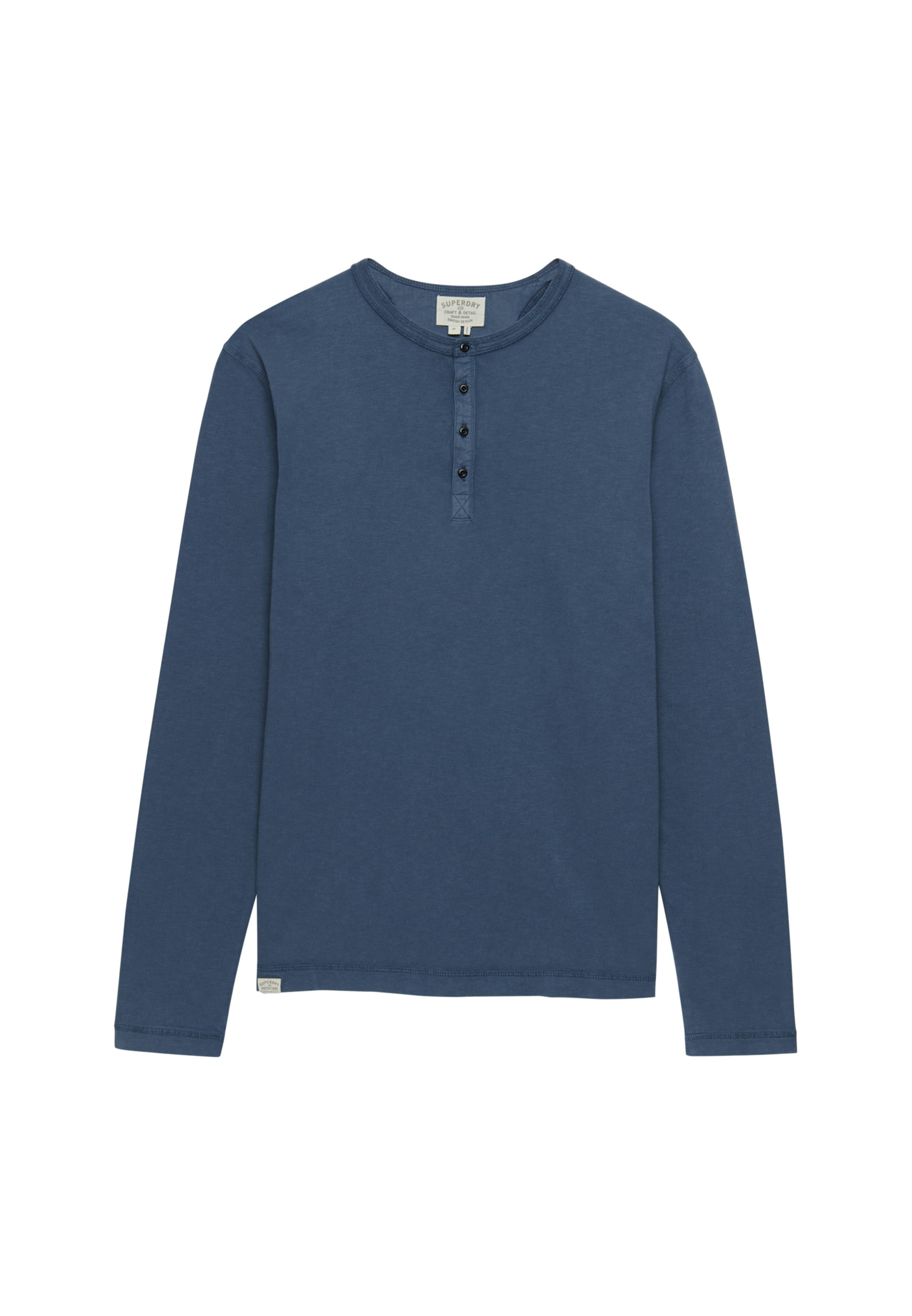 Slub Ls Jersey Grandad Top
