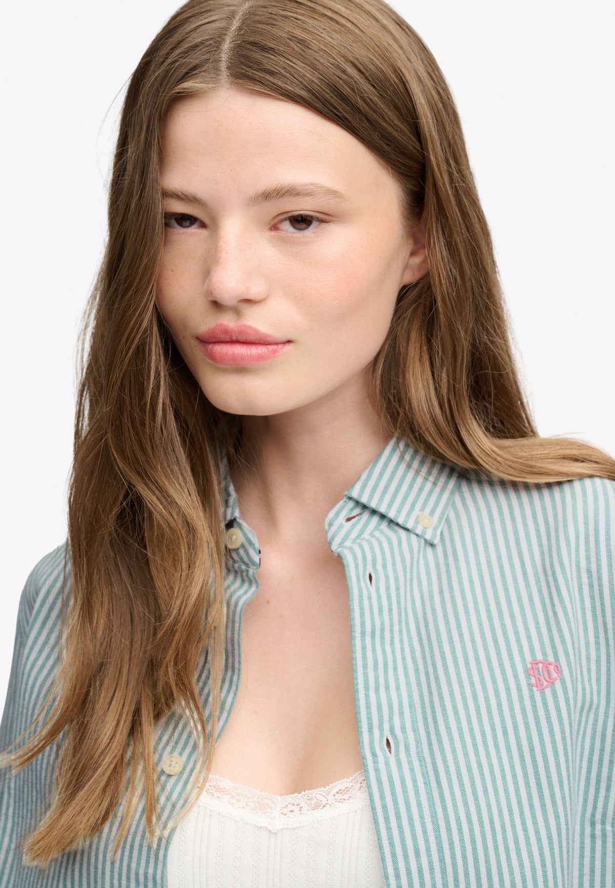 Slim Oxford Bd L/s Shirt — Green