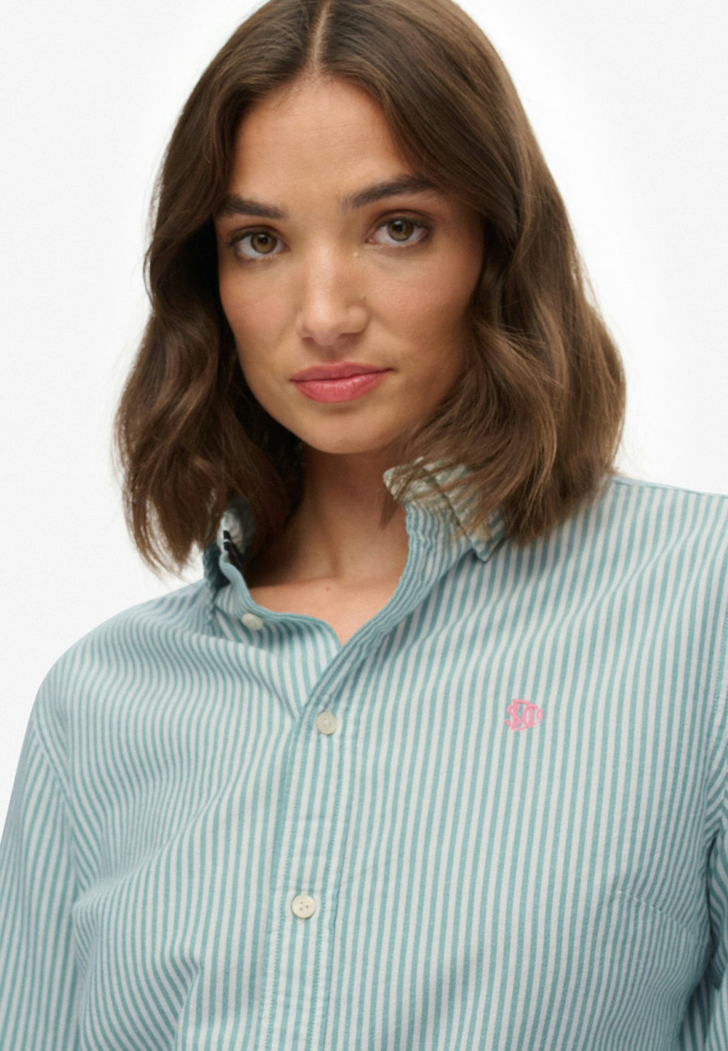 Slim Oxford Bd L/s Shirt — Green