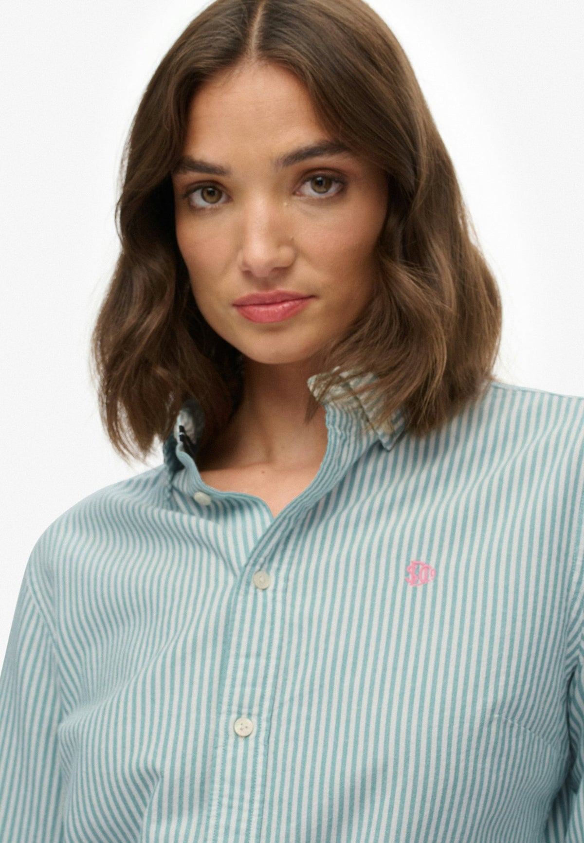 Slim Oxford Bd L/s Shirt — Green