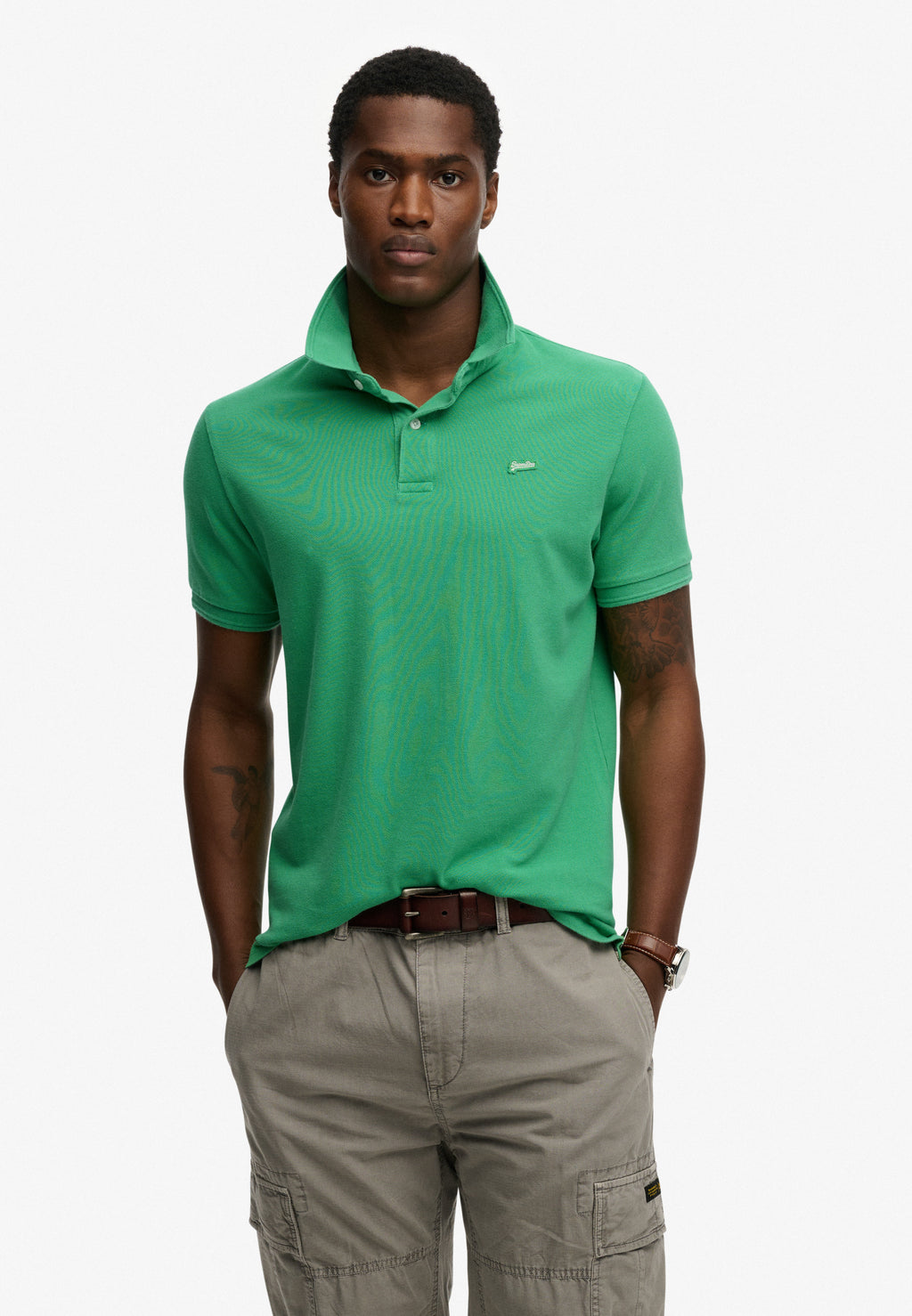 Classic Pique Polo — Island Green