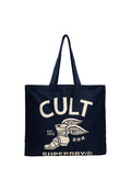 Cult Superdry Tote — Richest Navy Off White
