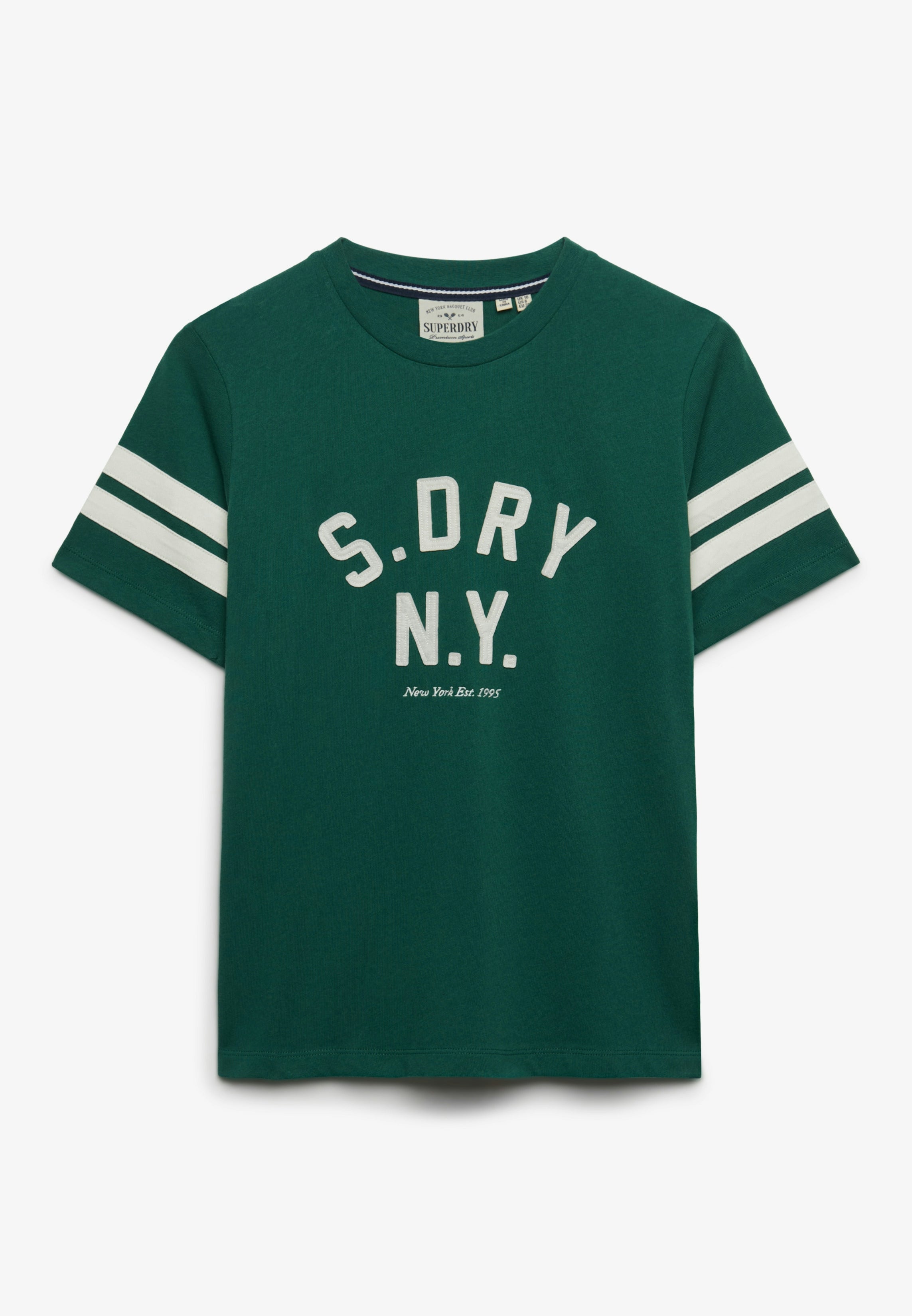 Country Club Applique Tee — Pine Green