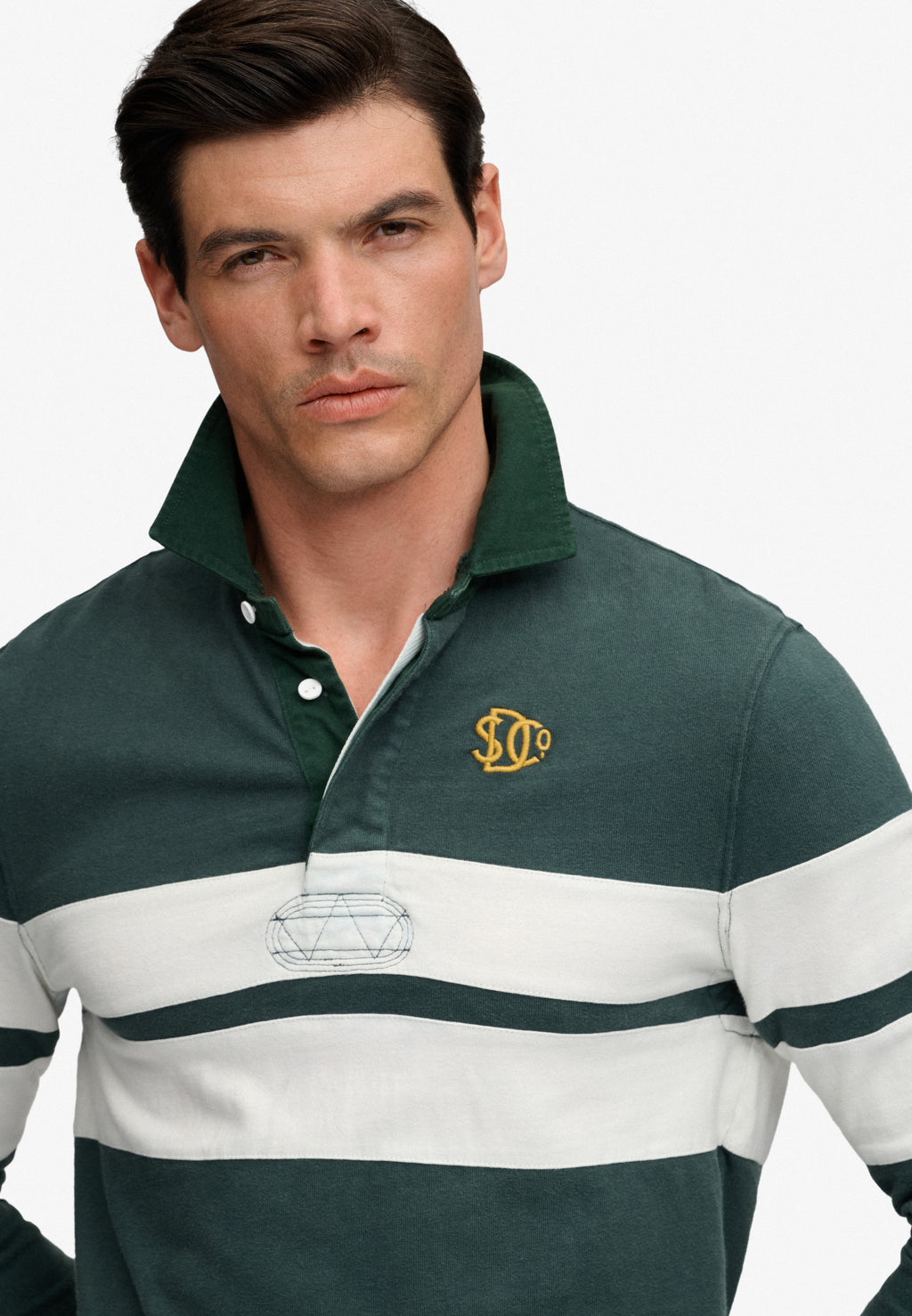 Vintage Athletic Stripe Rugby