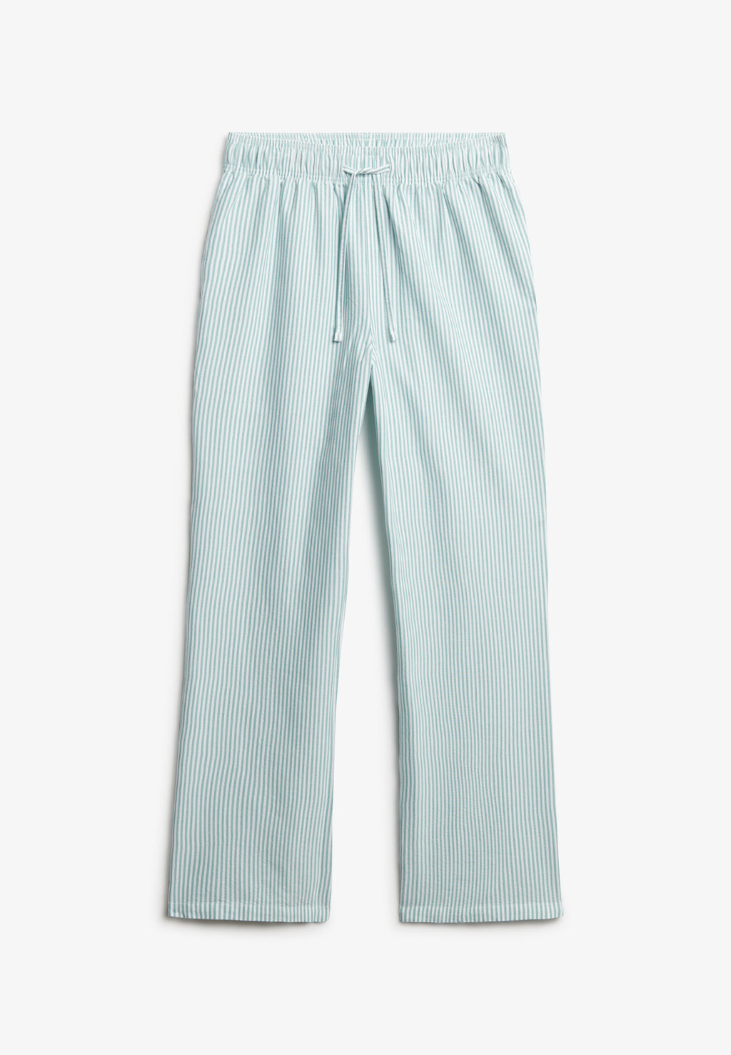 Cotton Stripe Elastic Trouser
