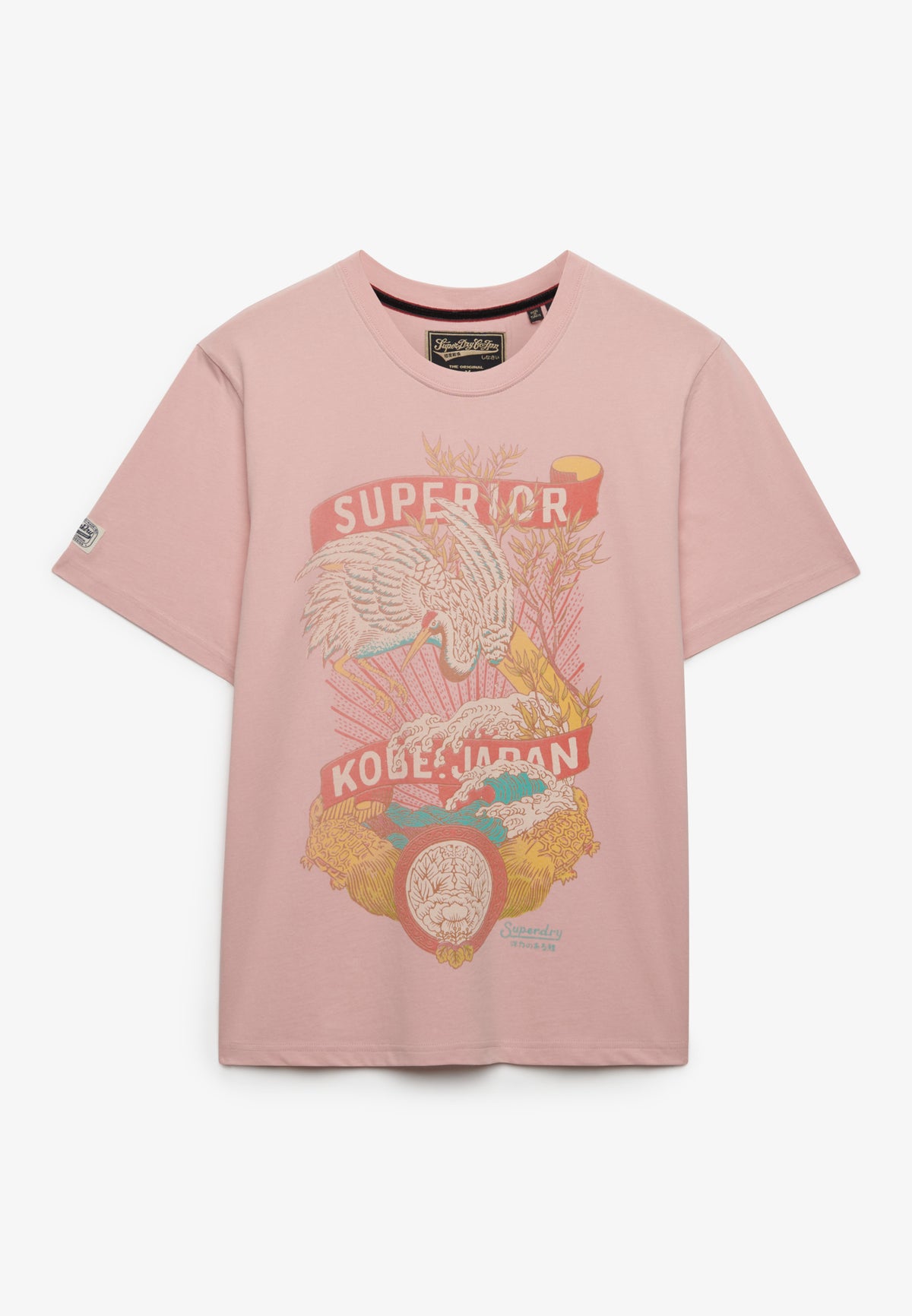 Tokyo Relaxed Tee — Grey Pink
