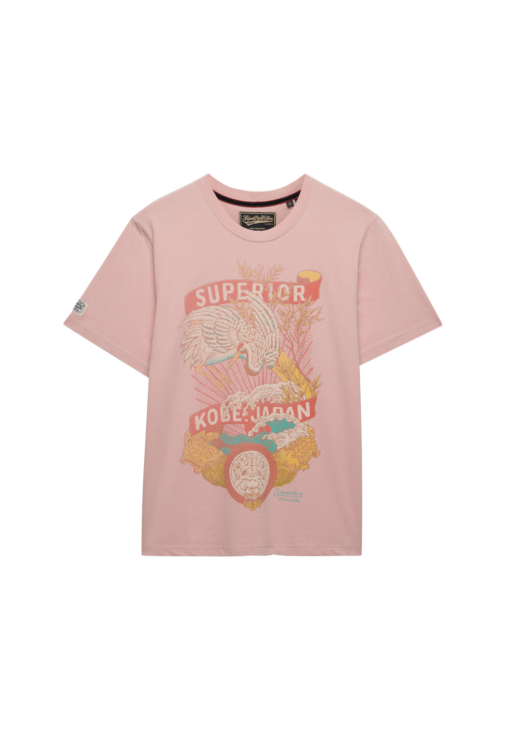 Tokyo Relaxed Tee — Grey Pink
