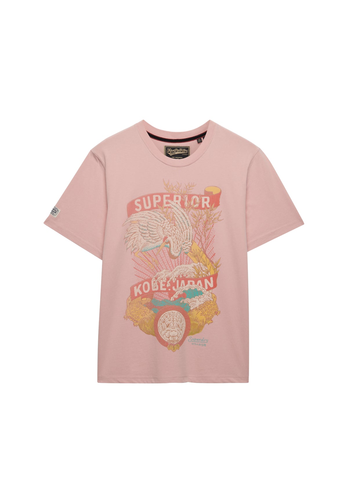 Tokyo Relaxed Tee — Grey Pink