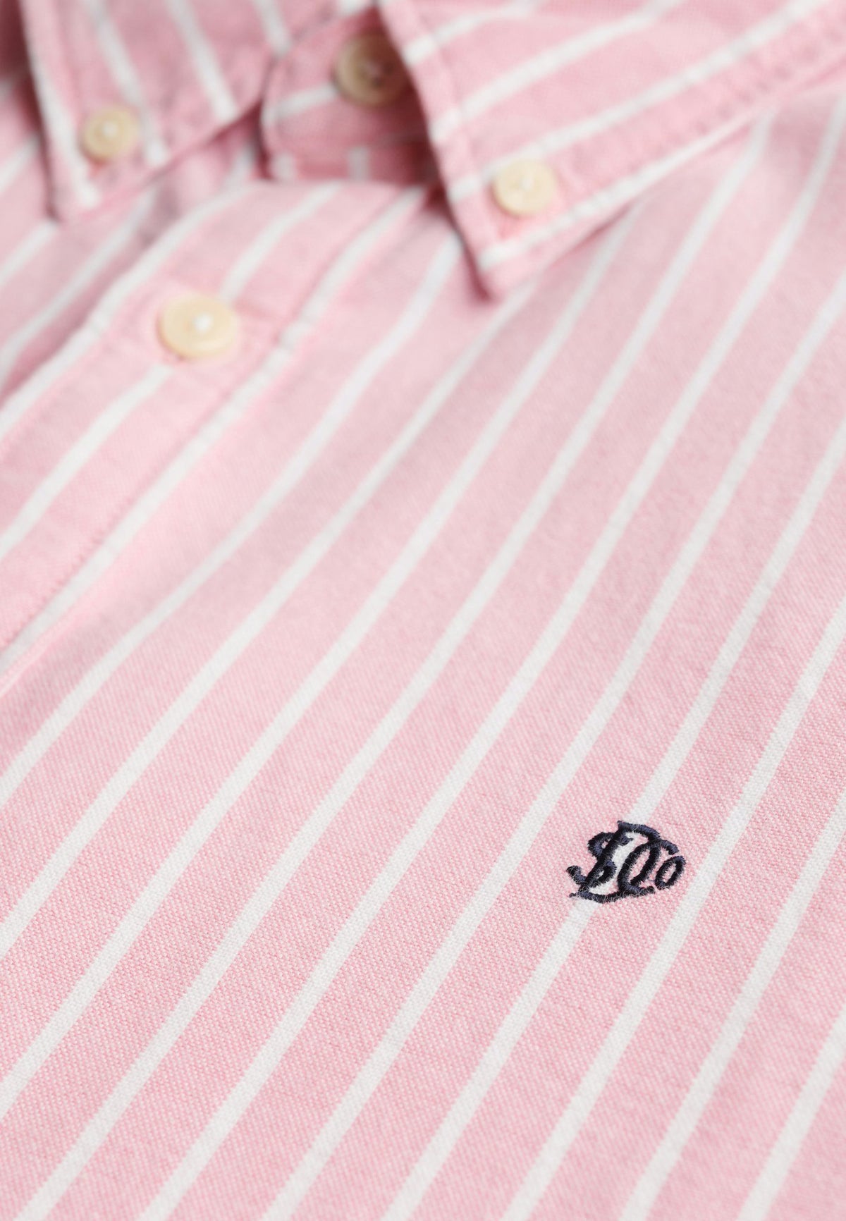 Preppy Oxford L/s Shirt — Orange