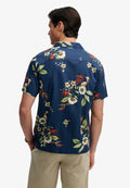 Hawaiian Print S/s Shirt — Cabana Navy