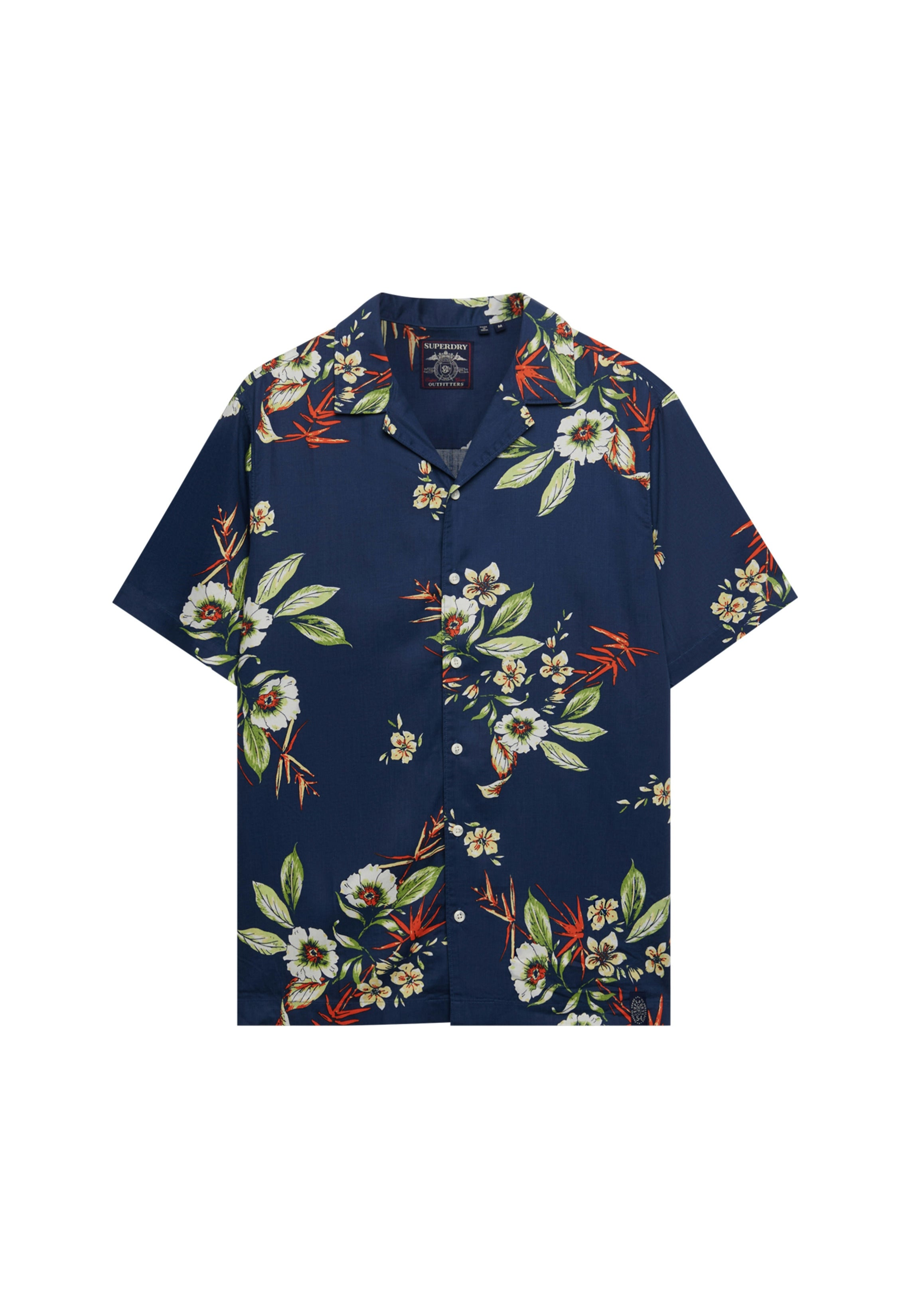 Hawaiian Print S/s Shirt