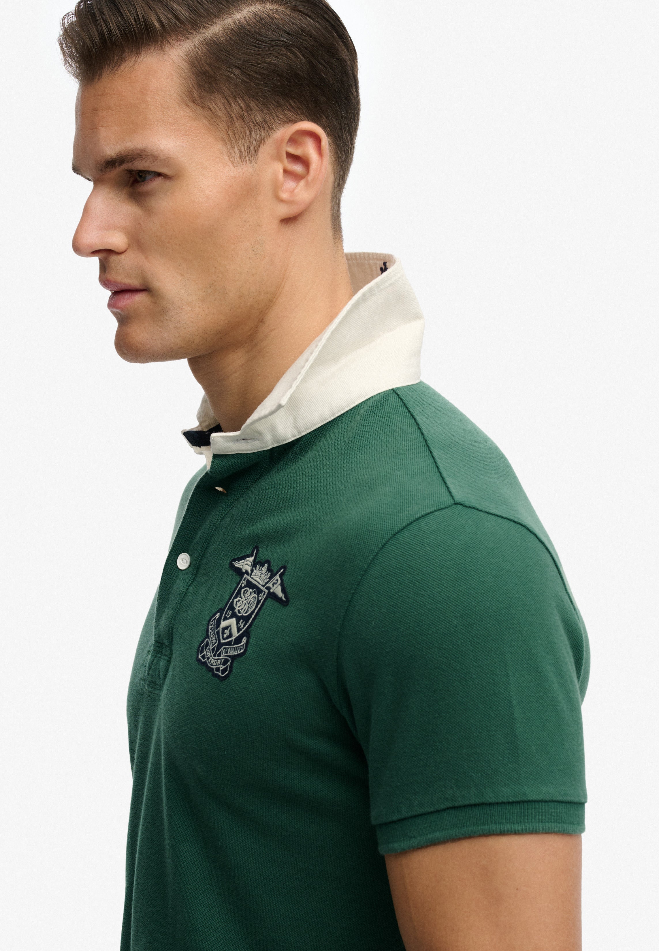 Vintage Pique Rugby Polo