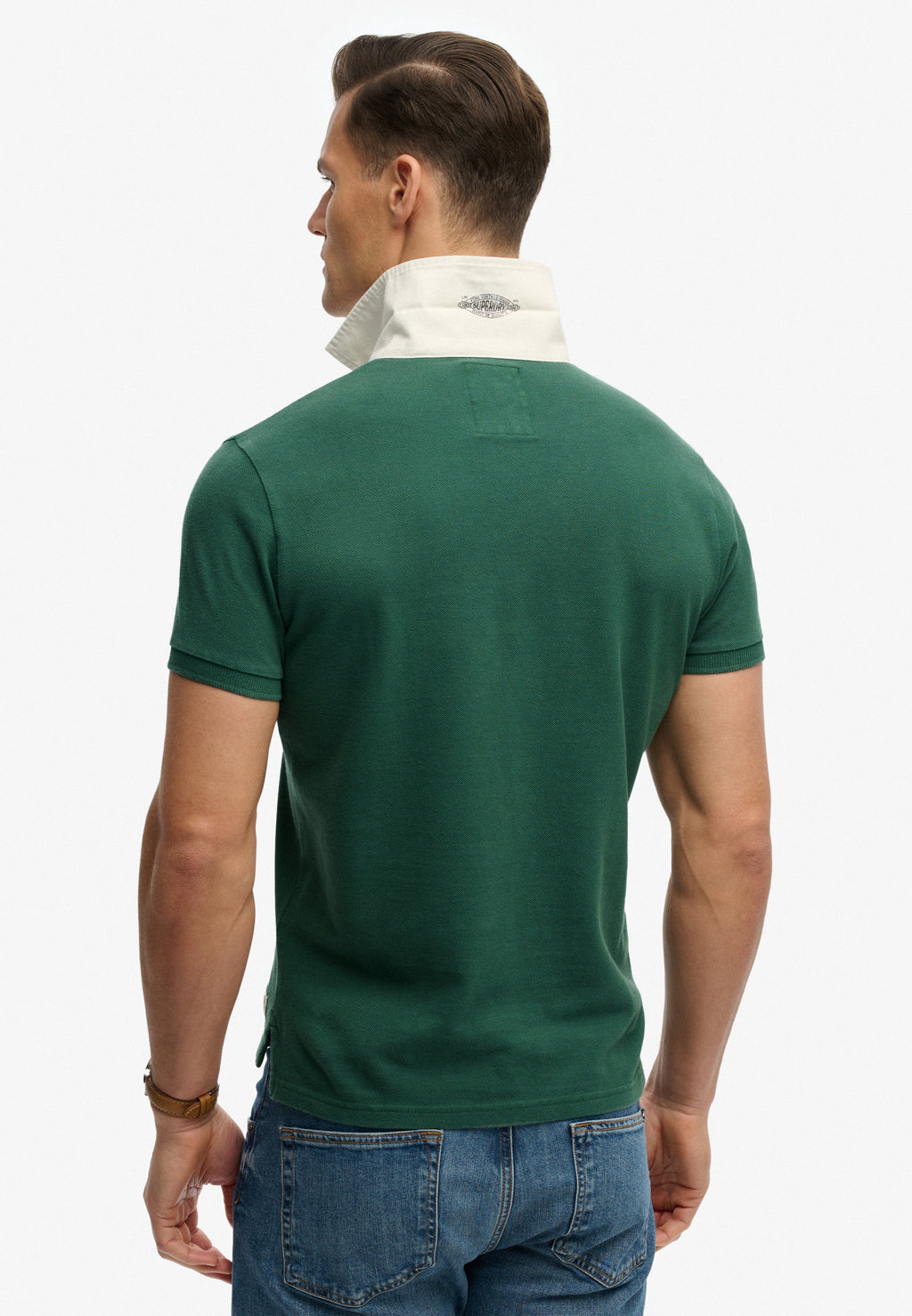 Vintage Pique Rugby Polo