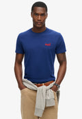 Essential Logo Emb Tee — Supermarine Navy