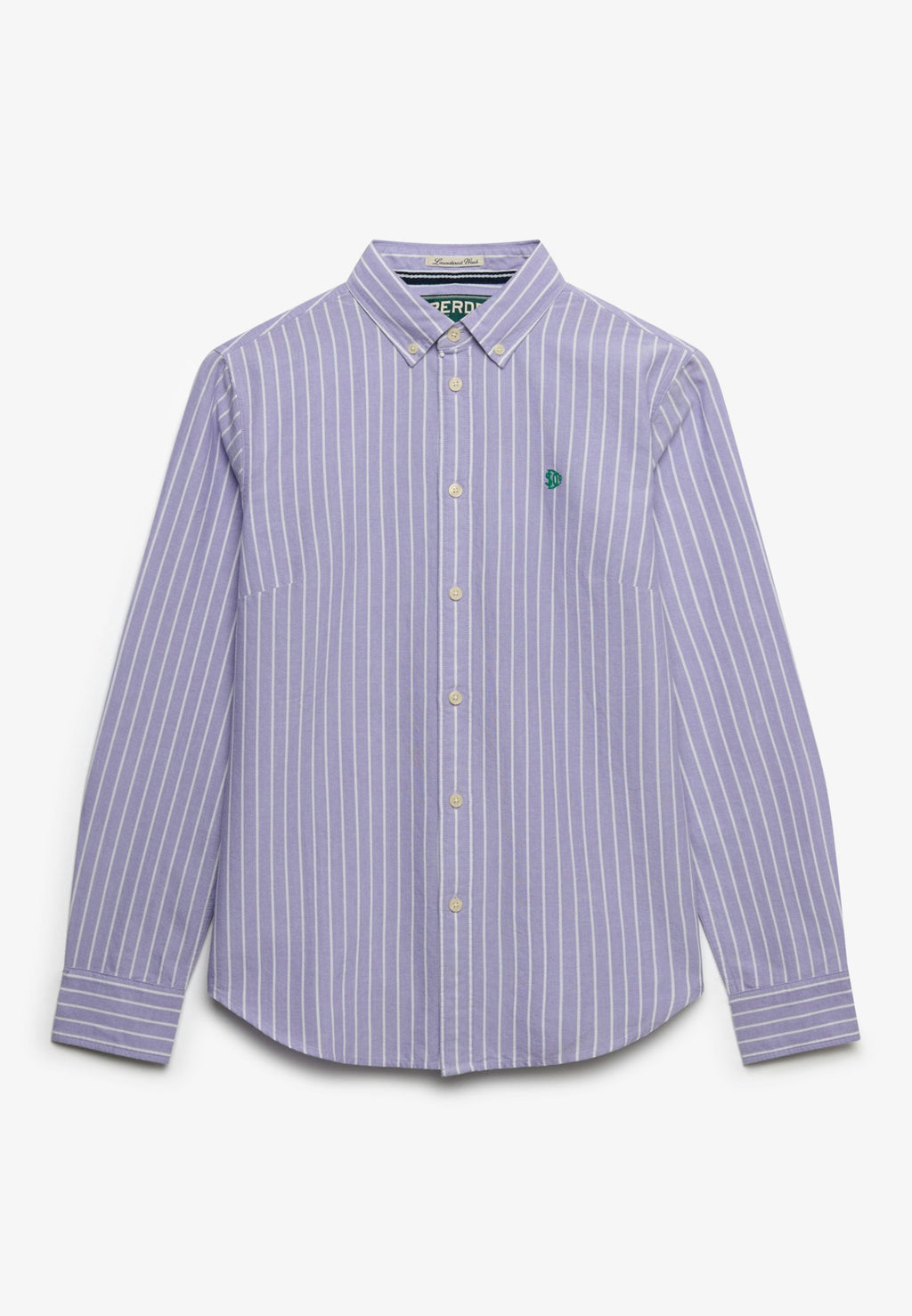 Slim Oxford Bd L/s Shirt — Fresh Lavender White
