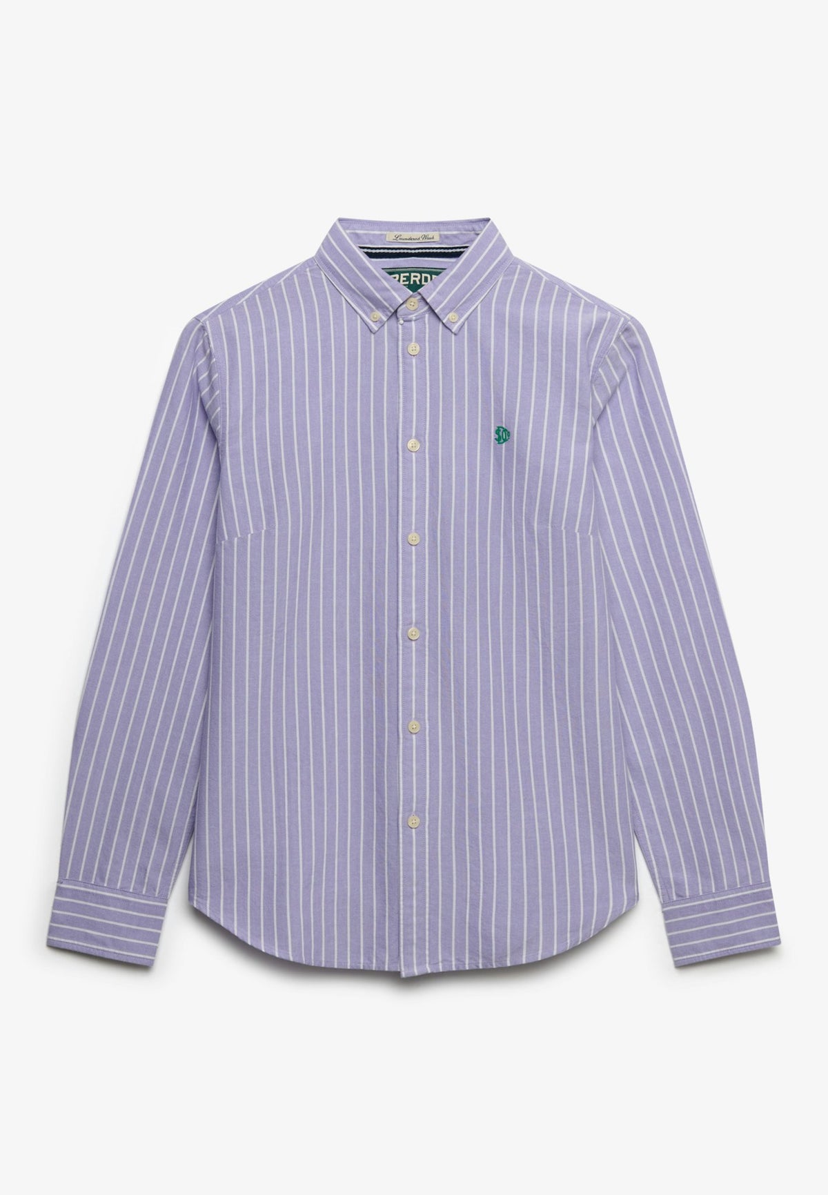 Slim Oxford Bd L/s Shirt — Fresh Lavender White