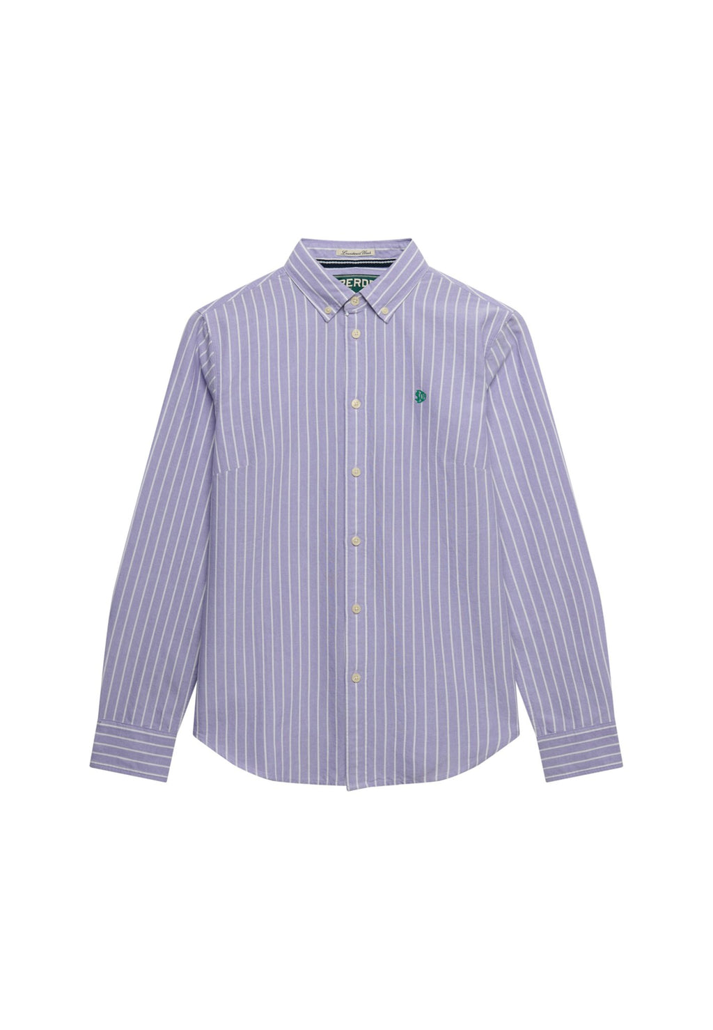 Slim Oxford Bd L/s Shirt — Fresh Lavender White
