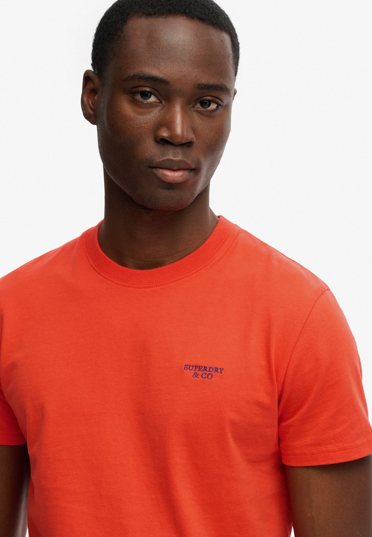 Essential Stacked Logo Emb T-shirt