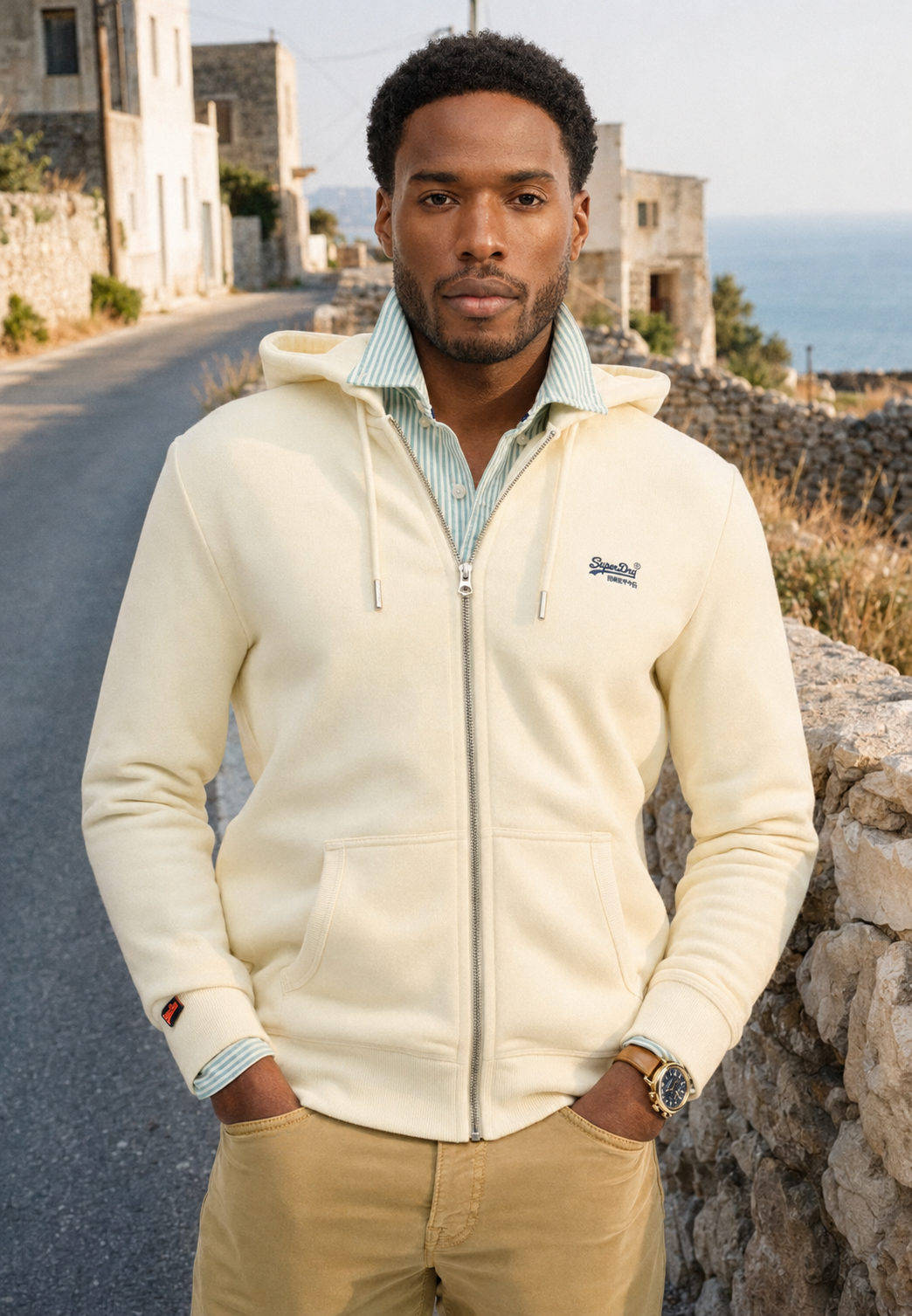 Essential Logo Zip Hoodie Hb