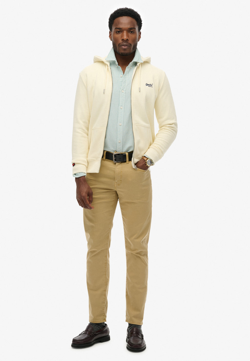 Essential Logo Zip Hoodie Hb