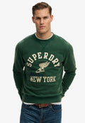 Vintage Athletic Crew — Dark Green