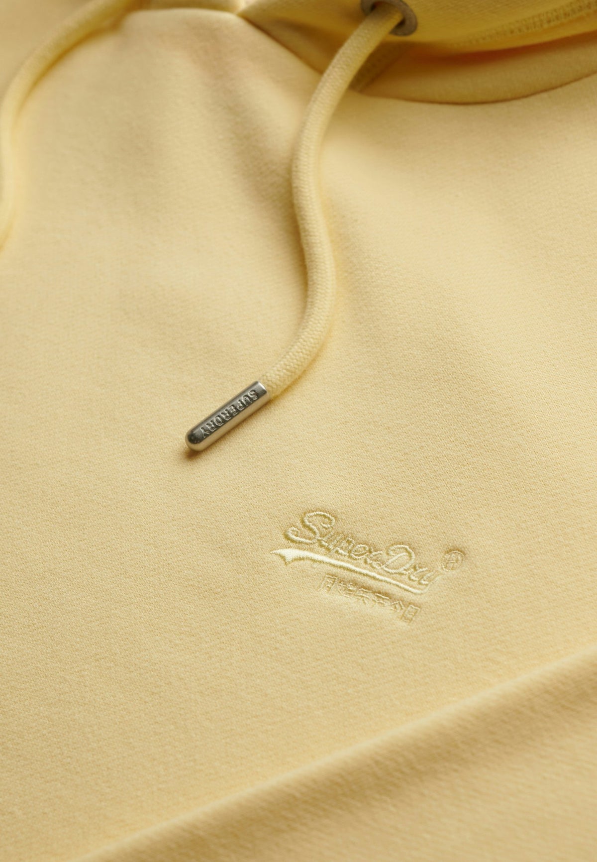 Essential Logo Hoodie Hb — Pastel Yellow