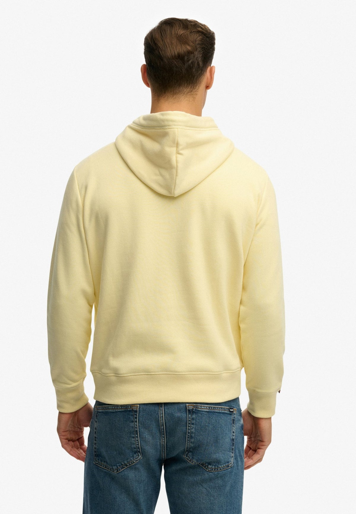 Essential Logo Hoodie Hb — Pastel Yellow