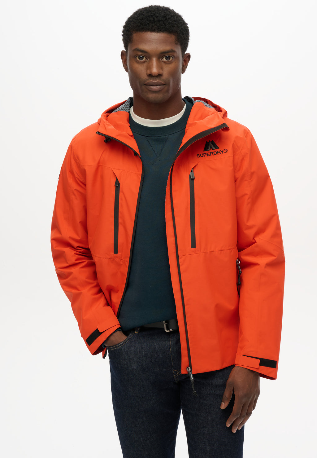Waterproof Jacket — Bold Orange