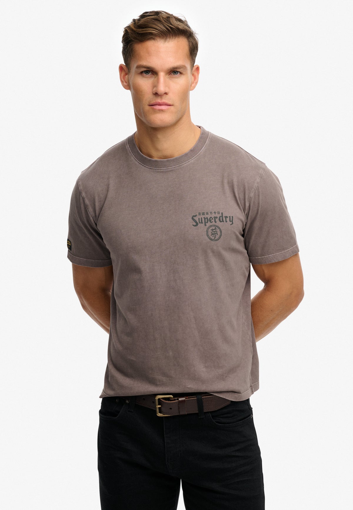 Tokyo Narrative Loose Tee — Dark Pebble Grey