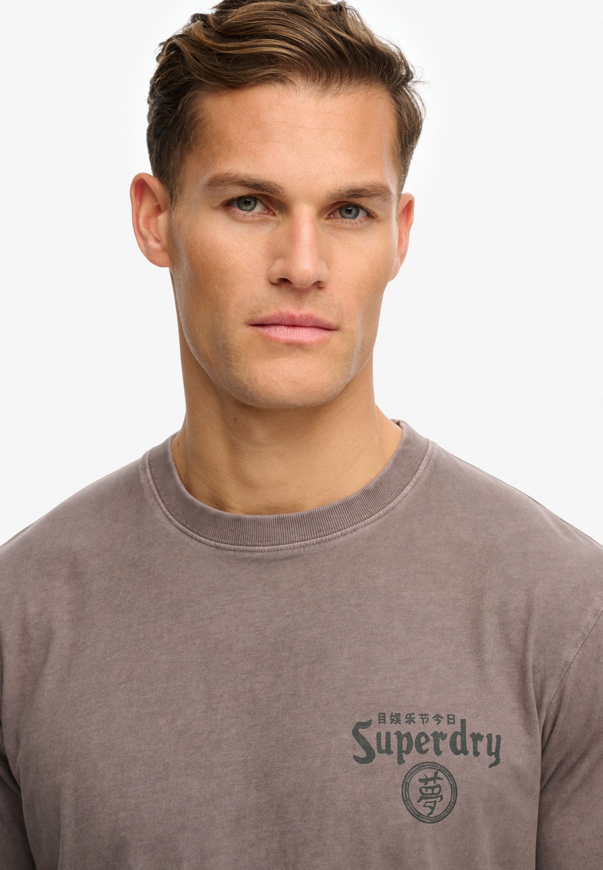 Tokyo Narrative Loose Tee — Dark Pebble Grey
